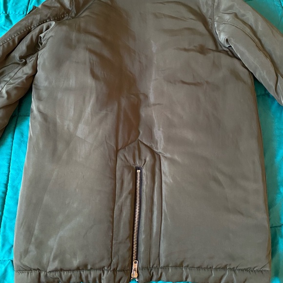 Army green puffer jacket - Picture 2 of 4